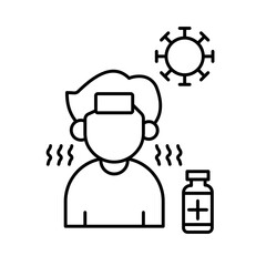 Fever Vector Icon

