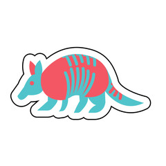 Sticker Sticker SHEEP design vector icon