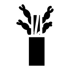 twisted pair cable glyph icon vector illustration