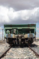 Obraz premium Abandoned freight wagon