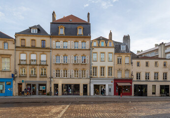 Fototapeta na wymiar Place Saint-Louis in Metz