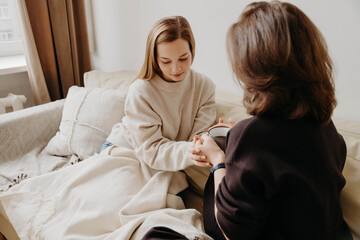 Mother Comforting Teenage Daughter