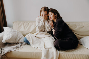 Mother Comforting Teenage Daughter