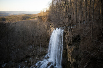 Falling Spring Falls in Allegheny County, Virginia - obrazy, fototapety, plakaty