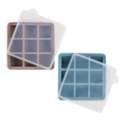 rubber ice tray with cut out isolated on background transparent