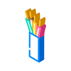 low voltage wire cable isometric icon vector illustration