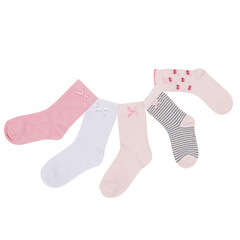 sock with cut out isolated on background transparent