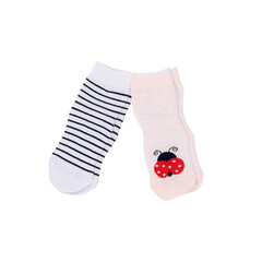 sock with cut out isolated on background transparent