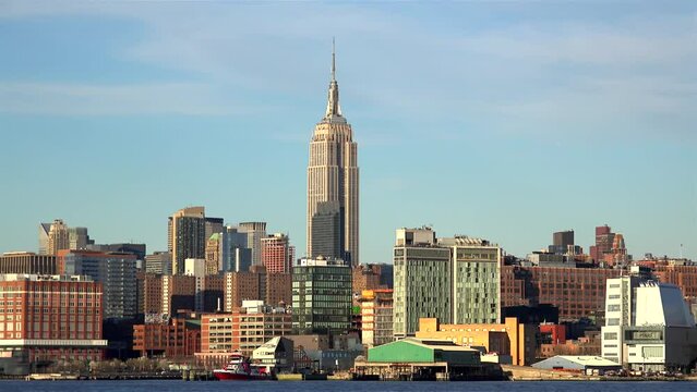 View of the Midtown Manhattan from Hoboken. NJ, USA.
