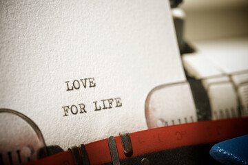 Love for life text