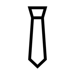 Tie outline icon. Business icon collection