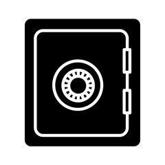 Solid SAFETY BOX design vector icon