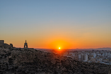 Fototapeta premium Amanecer en Almería