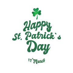 Happy St Patricks Day Vector template, perfect for office, company, school, social media, advertising, printing and more