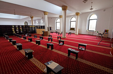 Classroom of the madrasah situated at the Ar-Rahma Mosque Mercy Mosque