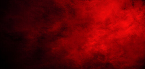 red sky, fire cloud smoke, grunge texture, black dark background, horror wallpaper poster design	