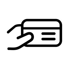 Debit Card Line Icon