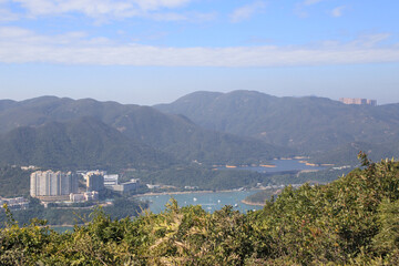 Fototapeta na wymiar coastal landscape of Stanley, Hong Kong 