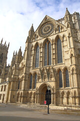 Fototapeta na wymiar historic cathedral of York, England 