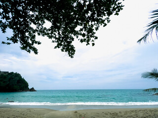 Tropical Banana Beach. phuket scenery in Thailand