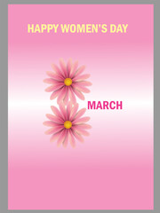INTERNATIONAL WOMEN;S DAY VECTOR BACKGROUND TEMPLETE
