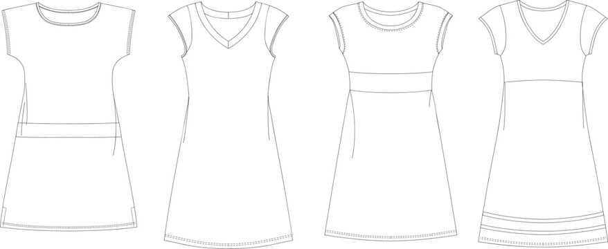 design your own dress template