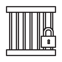 PRISON design vector icon
