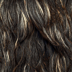 Naklejka premium hair texture