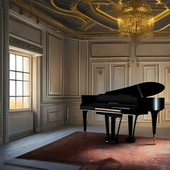A room with a piano2, Generative AI