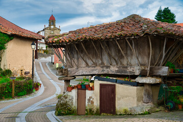 Torazo village, Cabranes municipality, Asturias, Spain
