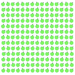 Background illustration with apple