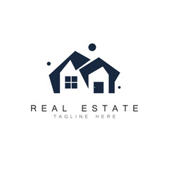 Real Estate Business Logo vector illustration design