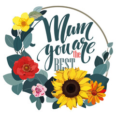 woman's day template poster typography vector illustration