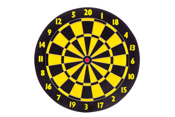 dartboard with bulls eye target