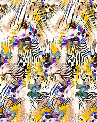 Fototapeta na wymiar seamless abstract pattern. Textile pattern, flower print pattern for textile design and fabrics. Digital Paper, Digital Patterns, Backgrounds, Graphics pattern 