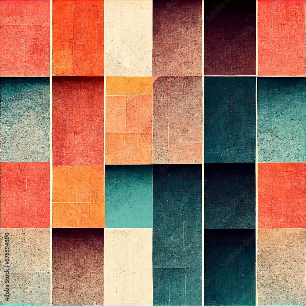 Poster some colorful flair to your space with this stunning artwork, featuring textured elements and a vibr