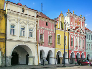 Obraz premium Main square in Litomysl Czech Republic