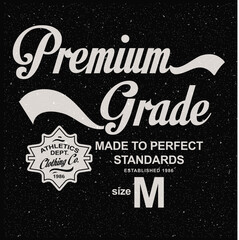 Obraz premium varsity and college typography for print