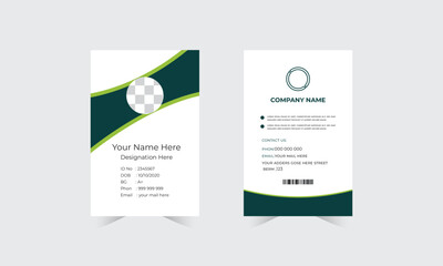 id card design,modern design template for business presentation
