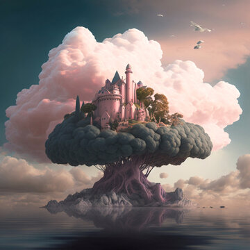the sky high tree  castle