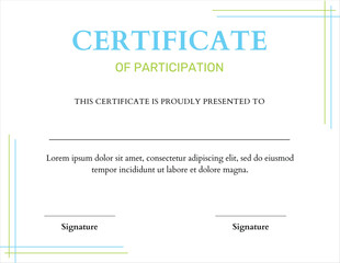 Certificate of Participation