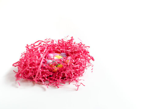 Pink Easter Candy Nest