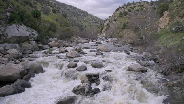 Kern River and Cow Flat Creek. California