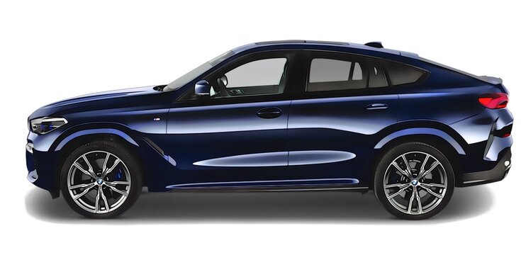 03.03.2023, Munich, Germany: Illustration of a BMW X6, The first coupe SUV of the Bavarian Brand.