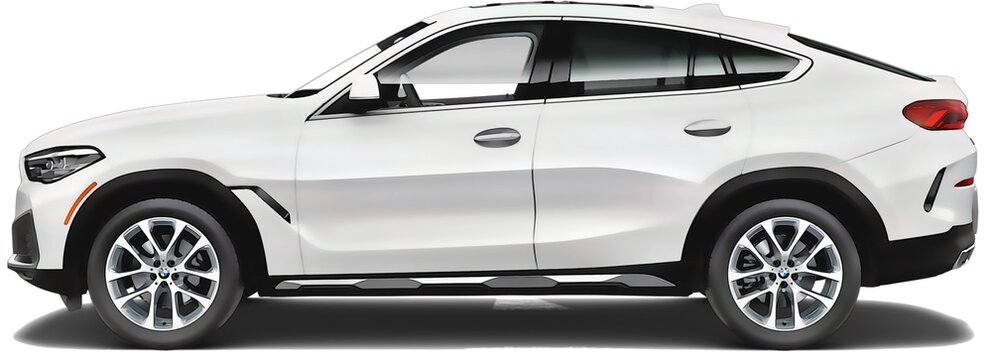 03.03.2023, Munich, Germany: Illustration of a BMW X6, The first coupe SUV of the Bavarian Brand.