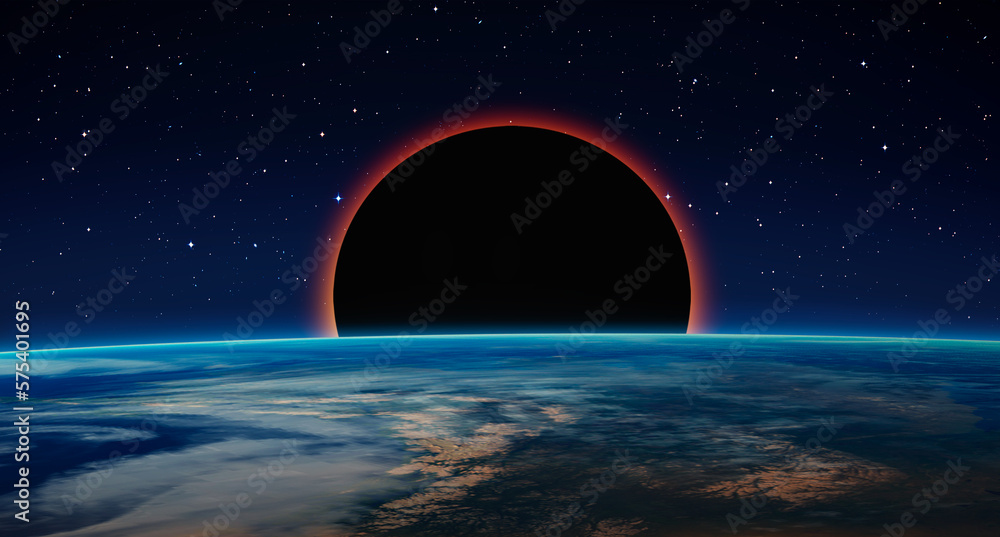 Poster solar eclipse 