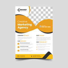 business flyer Modern digital marketing flyer template