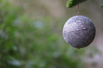 christmas ball on the tree