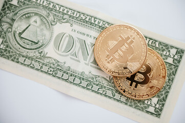 dolary i bitcoin