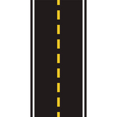 Roads on white background, vector eps10 illustration.